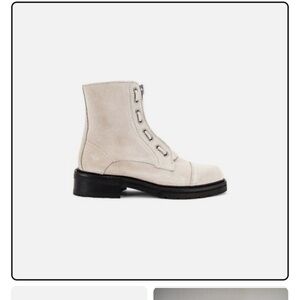 All Saints Off-White Combat Boots size 35